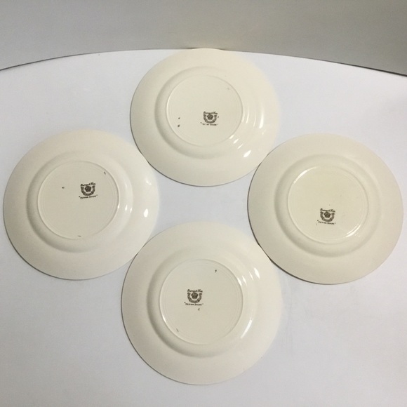 Vintage/Antique Alfred Meakin Ironstone Bengal Tree set of 4 cake plates - Picture 5 of 6